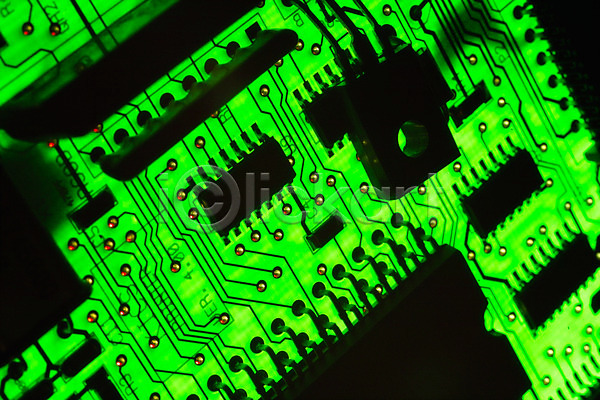 사람없음 JPG 포토 과학 반도체 반도체칩 백그라운드 부속품 산업 산업재료 전자 전자부속품 전자부품 초록색 하이테크 회로판