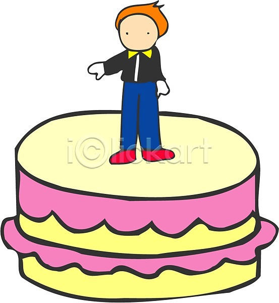 사람없음 EPS 일러스트 결혼 결혼케이크 빵 빵집 웨딩케이크 음식 인형 케이크 클립아트