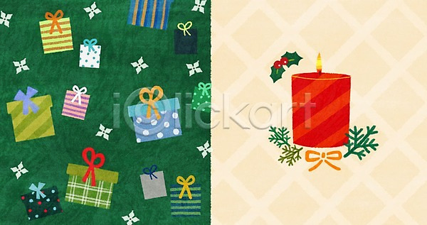 사람없음 PSD 일러스트 겨울 겨울배경 리본 선물 선물상자 아기자기 초 패턴 패턴백그라운드