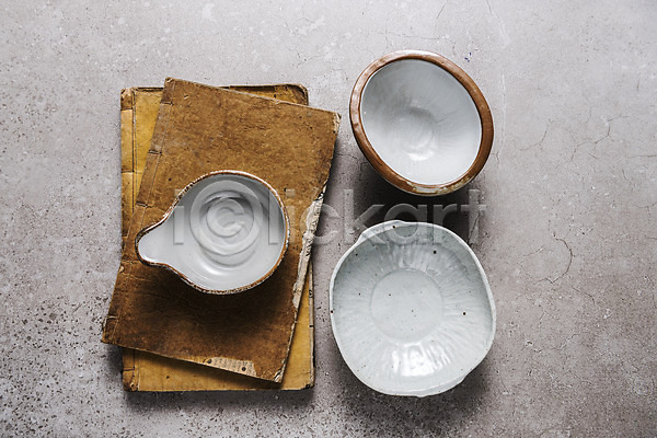 사람없음 JPG 포토 하이앵글 고서 그릇 사기그릇 스튜디오촬영 실내 전통 접시 주방용품