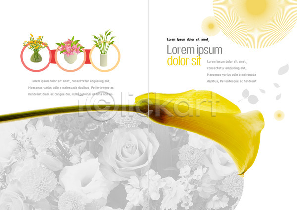 사람없음 PSD 템플릿 꽃 꽃병 내지 리플렛 북디자인 북커버 장미 출판디자인 팜플렛 표지디자인