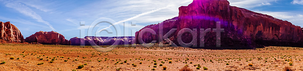 사람없음 인도인 JPG 포토 해외이미지 계곡 골짜기 공원 모래 미국 바위 빨간색 사막 사암 서쪽 수평선 애리조나 여행 자연 천연기념물 파노라마 파란색 풍경 하늘 해외202004 해외포토