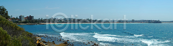 사람없음 JPG 포토 해외이미지 물 바다 수영 시드니 여행 자연 파노라마 풍경(경치) 해외202004 호주 휴가