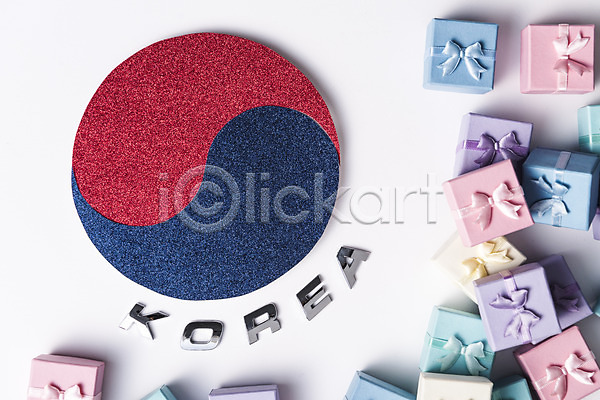 애국심 사람없음 JPG 포토 문화 선물상자 쇼핑 스튜디오촬영 태극 태극기 한국