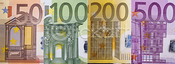 성공 사람없음 JPG 포토 해외이미지 2 계산서 금융 돈 묘사 세일 세트 유럽 유로 종이 주식 지폐 해외202004