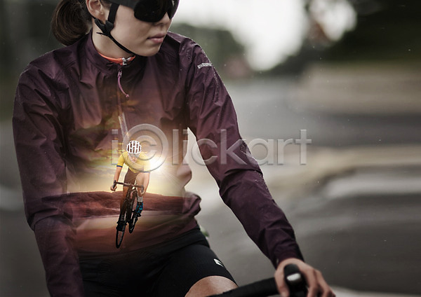 남자 두명 성인 여자 한국인 PSD 편집이미지 사이클링 선글라스 운동 운동복 자전거 편집 햇빛 헬멧