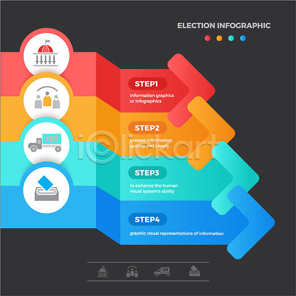 선거 사람모양 AI(파일형식) 일러스트 국회의사당 버튼 원형 인포그래픽 투표함 트럭 화살표