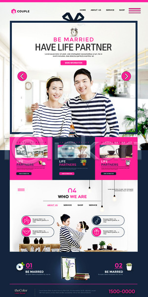 즐거움 20대 남자 성인 성인만 여러명 여자 한국인 PSD 웹템플릿 템플릿 랜딩페이지 분홍색 신혼부부 인테리어 홈페이지 홈페이지시안