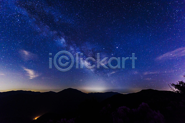 사람없음 JPG 실루엣 포토 밤하늘 별 산 야간 야경 야외 은하수(은하) 자연 풍경(경치) 한국