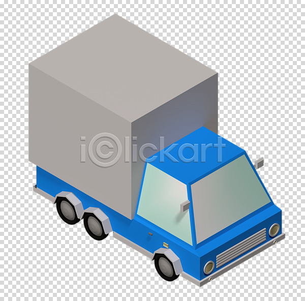 사람없음 3D PNG 편집이미지 3D소스 교통수단 목업 트럭 편집 편집소스