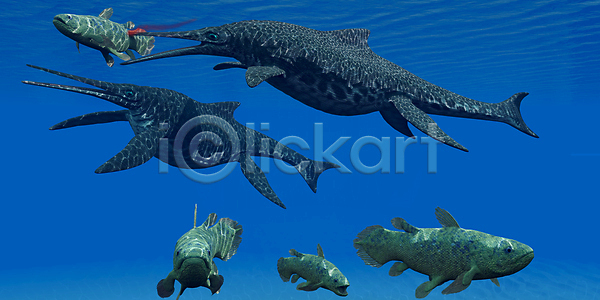 사람없음 3D JPG 포토 해외이미지 공룡 그림 도마뱀 동물 멸종 물 물갈퀴 바다 바닷속 생물 선사시대 소금물 수영 수중 야생동물 어류 원시시대 육식 자연 종류 쥬라기 척추동물 치아 파충류 해외202004 해외포토