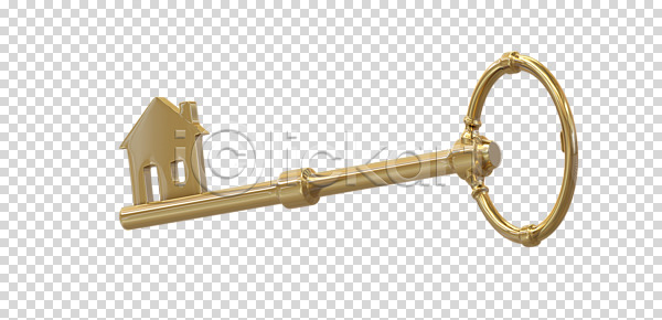 사람없음 3D PNG 편집이미지 3D소스 목업 열쇠 오브젝트 주택 편집 편집소스 황금
