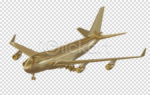 사람없음 3D PNG 편집이미지 3D소스 목업 비행기 오브젝트 편집 편집소스 항공 황금