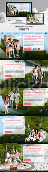 우정 20대 남자 성인 여러명 여자 한국인 PSD 사이트템플릿 웹템플릿 템플릿 대학생 모니터 반응형 시차스크롤 유학 친구 패럴렉스 홈페이지 홈페이지시안