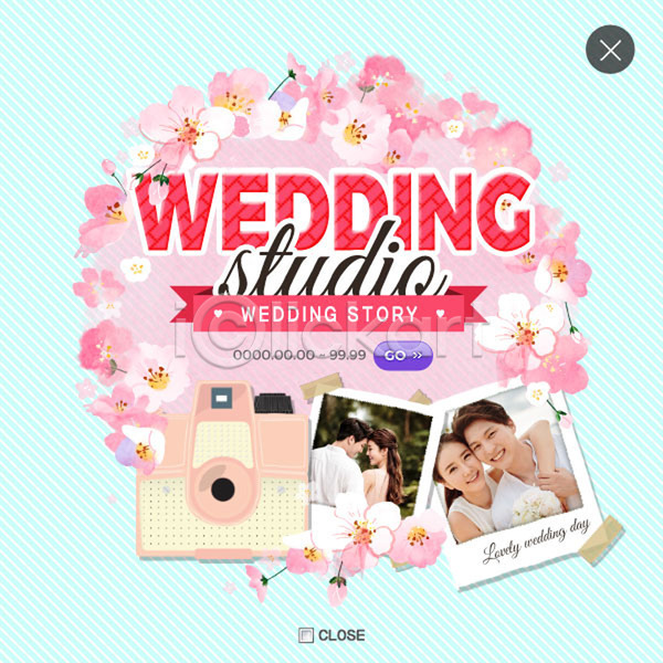 30대 남자 여러명 여자 한국인 PSD 웹템플릿 템플릿 결혼 꽃 레이어팝업 벚꽃 신랑 신부(웨딩) 웹팝업 카메라 팝업 폴라로이드사진