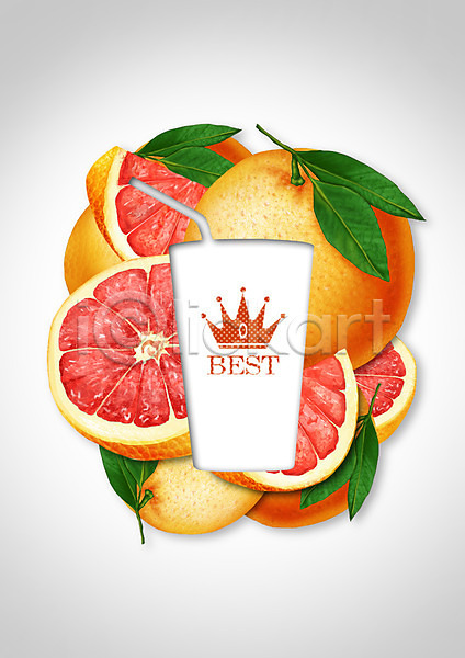 사람없음 PSD 편집이미지 과일 과일주스 단면 빨대 오렌지 오렌지주스 왕관 유기농 잎 주스 최고 컵 편집