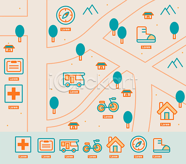 사람없음 AI(파일형식) 아이콘 나무 나침반 등산화 병원 산 세트 안전 여름(계절) 오두막 운동화 자전거 주택 지도 캠핑 캠핑카 표지판