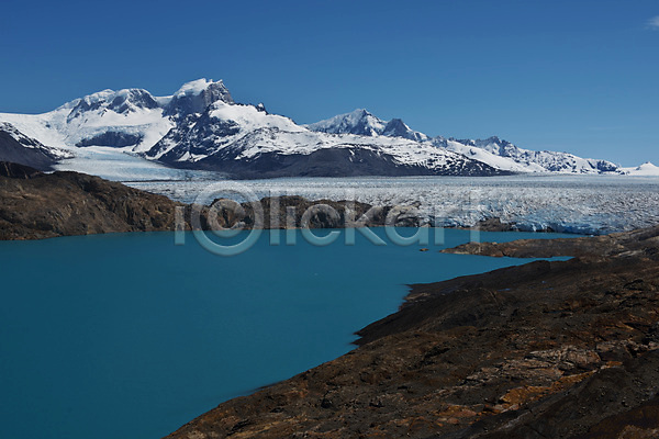 지구온난화 사람없음 JPG 포토 해외이미지 국립공원 빙하 산 아르헨티나 얼음 응시 자연 풍경(경치) 하늘 해외202004 호수