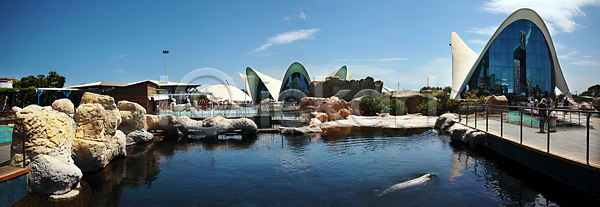 사람없음 JPG 포토 해외이미지 건축양식 기념물 물 발렌시아 스페인 여름 여행 풍경 해외202004 해외포토 휴가