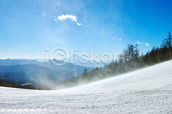 사람없음 JPG 포토 겨울 겨울풍경 경사 구름(자연) 나무 눈(날씨) 산 설경 스키장 야외 자연 주간 풍경(경치) 하늘