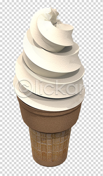 사람없음 3D PNG 디지털합성 편집이미지 3D소스 목업 소프트아이스크림 아이스크림 아이스크림콘 콘아이스크림 편집 편집소스