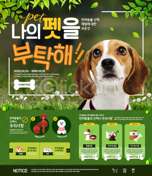 사람없음 PSD 웹템플릿 템플릿 강아지 개사료 나뭇잎 목줄 반려 반려동물 이벤트 이벤트페이지