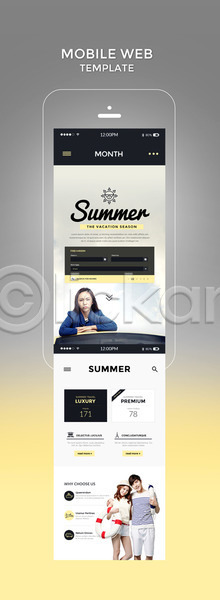 20대 남자 성인 세명 여자 한국인 PSD 모바일템플릿 웹템플릿 템플릿 디자인시안 렌트카 모바일 모바일사이트 모바일웹 바캉스 스마트폰 여름휴가 자동차 커플 홈페이지