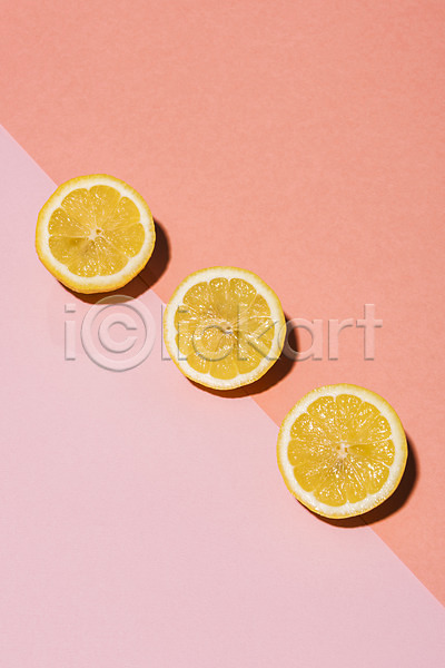 사람없음 JPG 포토 레몬 분홍색 스튜디오촬영 실내 컬러 컬러풀