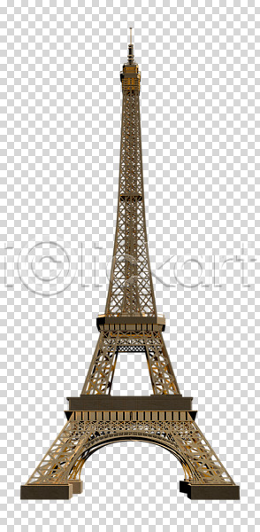 사람없음 3D PNG 디지털합성 입체 편집이미지 3D소스 목업 에펠탑 편집 편집소스