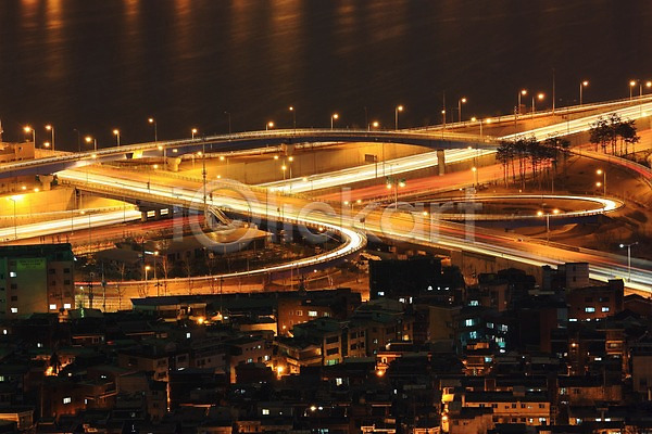 사람없음 JPG 포토 강 고가도로 도시 빌딩 야간 야경 야외 풍경(경치) 한강 한국