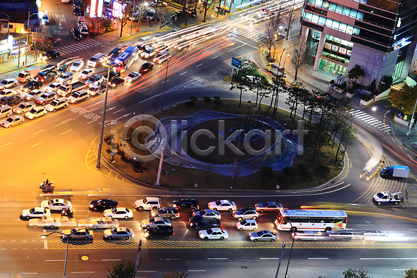 사람없음 JPG 포토 도로 도시 도심 빌딩 야간 야경 야외 자동차 풍경(경치) 한국