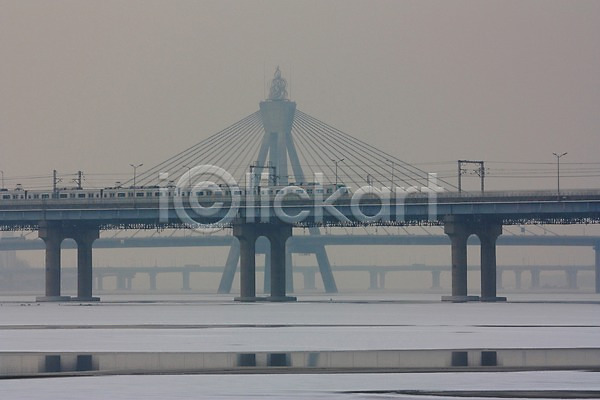 사람없음 JPG 포토 강 다리(건축물) 도시 야외 전철 주간 풍경(경치) 한강 한국