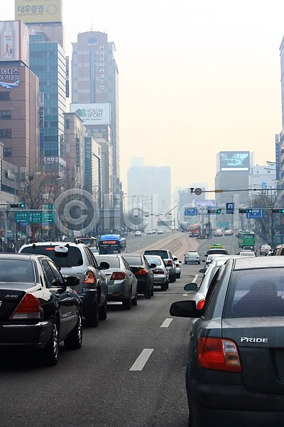 사람없음 JPG 포토 도로 도시 도심 빌딩 야외 자동차 주간 풍경(경치) 하늘 한국