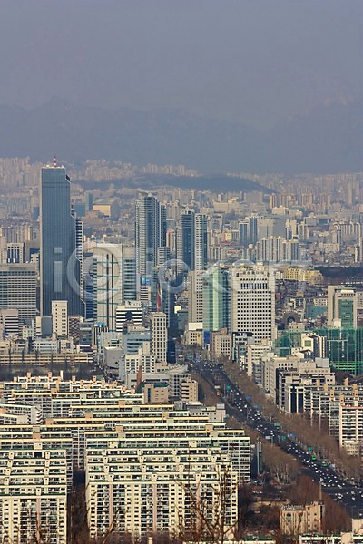 사람없음 JPG 포토 고층빌딩 도로 도시 도심 빌딩 산 아파트 야외 주간 풍경(경치) 한국
