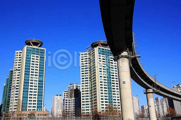 사람없음 JPG 포토 고가도로 고층빌딩 도시 도심 빌딩 야외 주간 풍경(경치) 하늘 한국