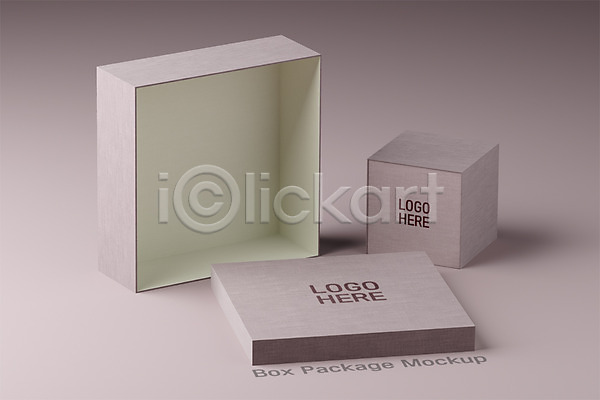 사람없음 3D PSD 디지털합성 편집이미지 뚜껑 목업 상자 상품 패키지 편집