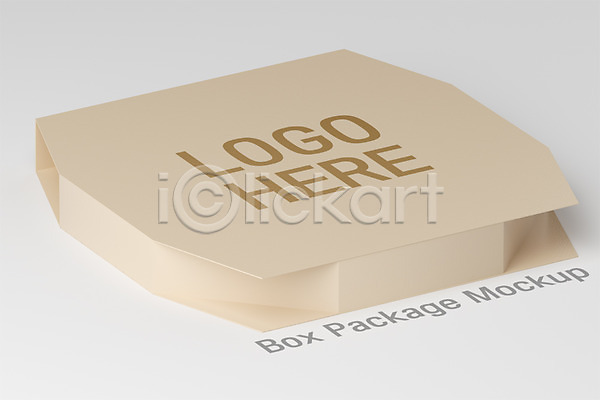 사람없음 3D PSD 디지털합성 편집이미지 목업 상자 상품 종이 패키지 편집 피자