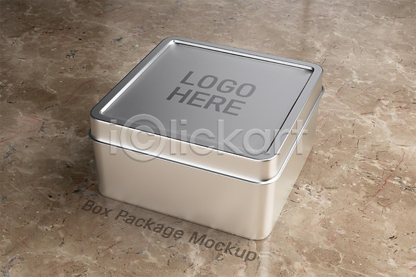 사람없음 3D PSD 디지털합성 편집이미지 금속 대리석 목업 상자 상품 패키지 편집