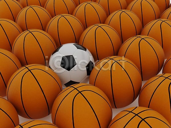 사람없음 3D JPG 일러스트 포토 해외이미지 검은색 게임 공 농구 스포츠 오브젝트 축구 해외202004 흰색