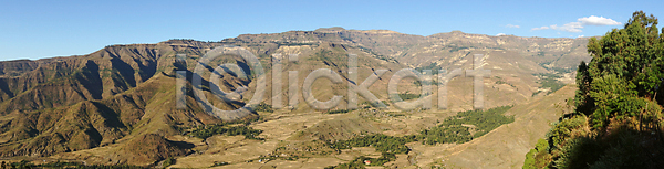 사람없음 JPG 포토 해외이미지 산 시골 아프리카 야외 에티오피아 여행 자연 파노라마 풍경 해외202004 해외포토