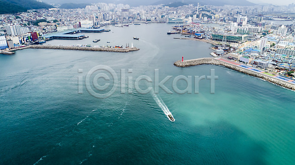 사람없음 JPG 포토 하이앵글 항공촬영 바다 배(교통) 부산 부산항 야외 주간 풍경(경치) 한국 항구