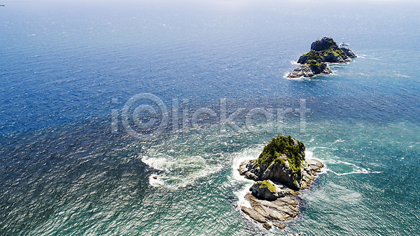 사람없음 JPG 포토 하이앵글 항공촬영 맑음 바다 부산 섬 야외 오륙도 주간 풍경(경치) 한국