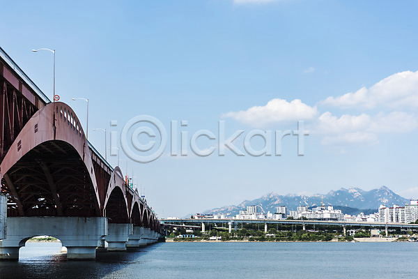 사람없음 JPG 포토 건물 건축 구름(자연) 나무 다리(건축물) 산 서울 성산대교 야외 주간 풍경(경치) 하늘 한강 한강다리 한국