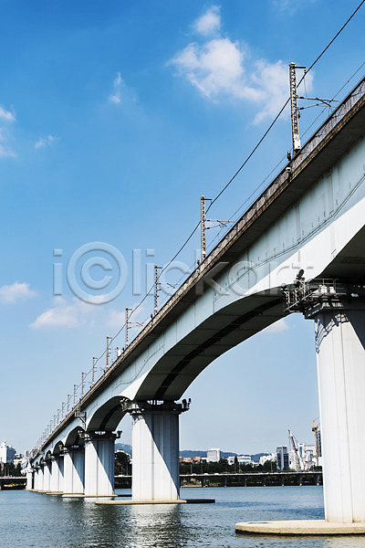 사람없음 JPG 포토 건물 건축 구름(자연) 다리(건축물) 당산철교 서울 야외 주간 풍경(경치) 하늘 한강 한강다리 한국