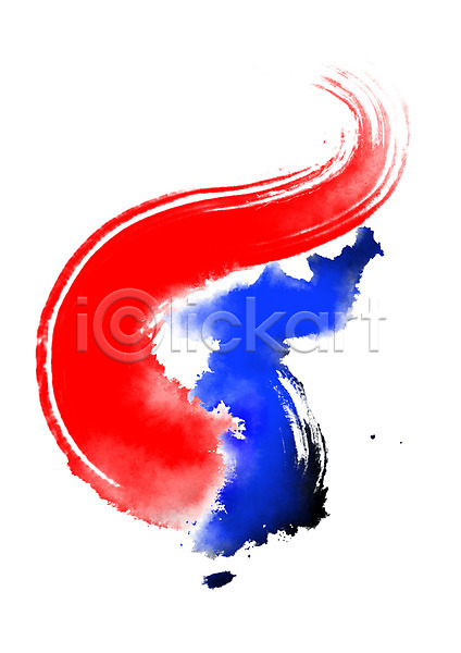 애국심 사람없음 PSD 일러스트 붓터치 전통문양 지도 캘리그라피 태극 한국 한국전통 한반도