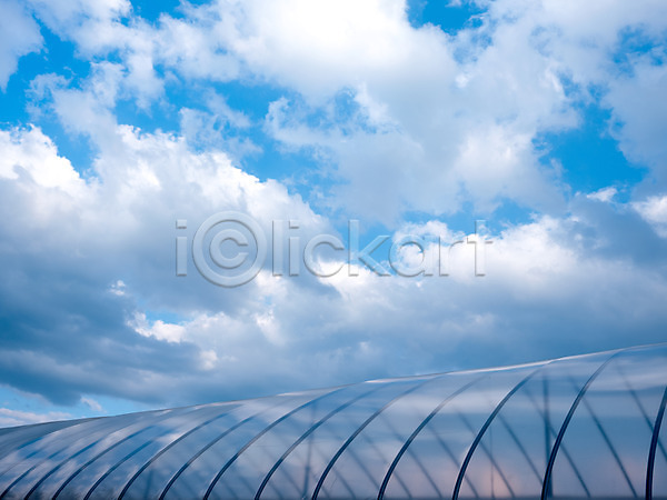 사람없음 JPG 포토 구름(자연) 비닐하우스 야외 자연 주간 하늘