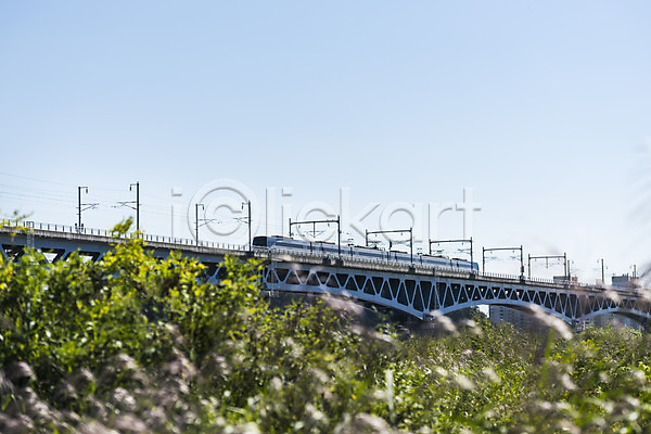 사람없음 JPG 아웃포커스 포토 강 나무 다리(건축물) 마곡철교 서울 야외 전철 주간 풍경(경치) 하늘 한강