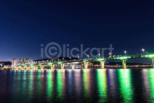 사람없음 JPG 포토 강 건물 광진교 다리(건축물) 빛 산 서울 야간 야경 야외 풍경(경치) 하늘 한강