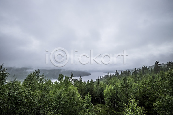 사람없음 JPG 포토 구름(자연) 나무 노르웨이 안개 야외 유럽 유럽풍경 자연 주간 풍경(경치) 하늘 해외풍경 흐림