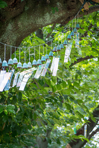 사람없음 JPG 아웃포커스 포토 걸림 나무 야외 오브젝트 일본문화 장식 종 주간 풍경(경치) 후우링